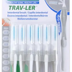 GUM Trav-Ler Escovilhão 1618 cilíndrico largo, 6Unidade(s)