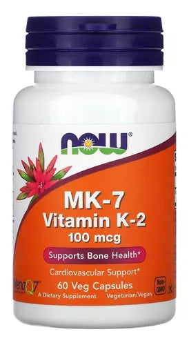 Vitamina Mk7 K2 (60 caps) | Now Foods