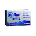 Daflon 1000 – embalagem com 30 comprimidos mastigáveis para pernas pesadas e hemorroidas
