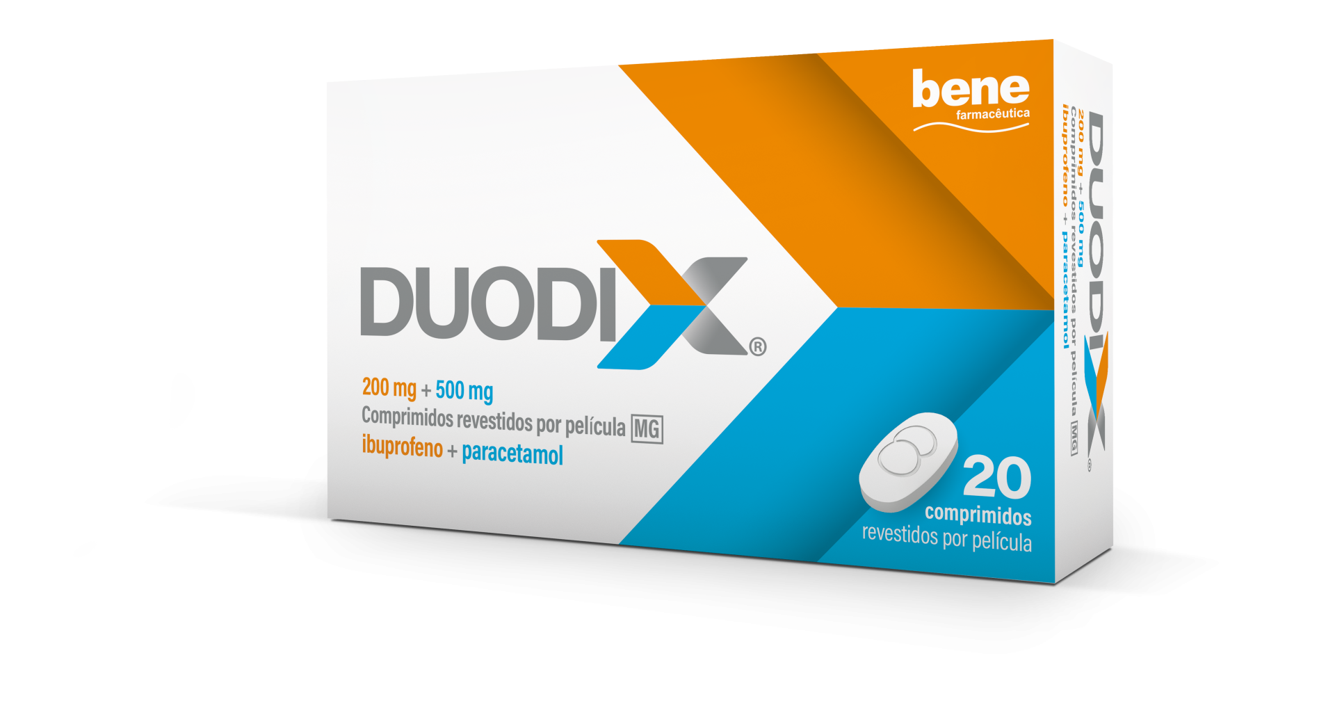 Duodix MG 200mg+500mg 20 Comprimidos