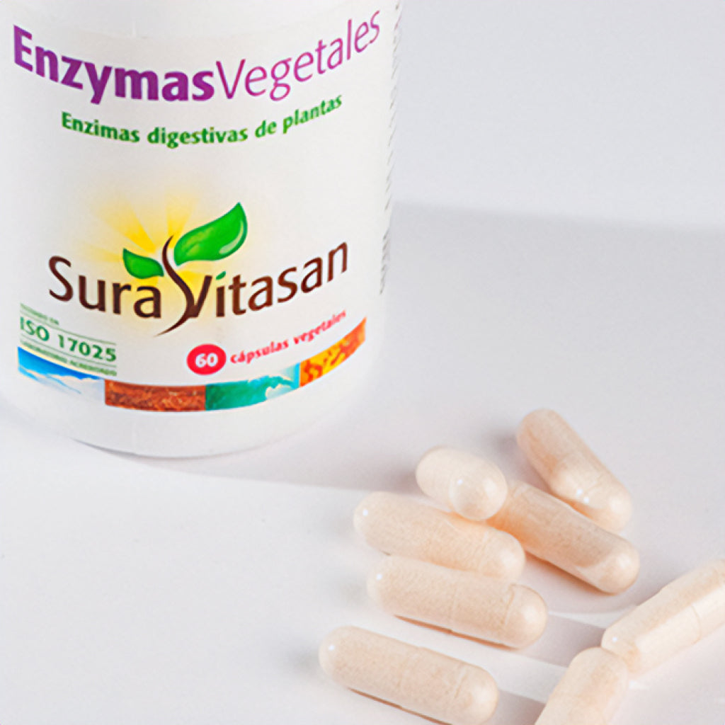 Sura Vitasan Enzimas Vegetais – 60 Cápsulas