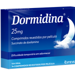 Dormidina 25 mg – medicamento para insónia ocasional com doxilamina