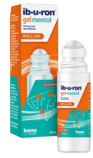 Ib-u-ron 50mg/g Gel Mentol Roll-On 60g