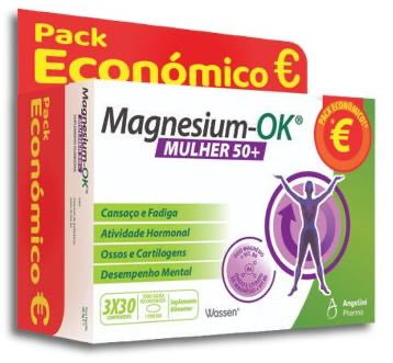 Magnesium-ok Mulher 50+ Comp30x3 Pr Esp