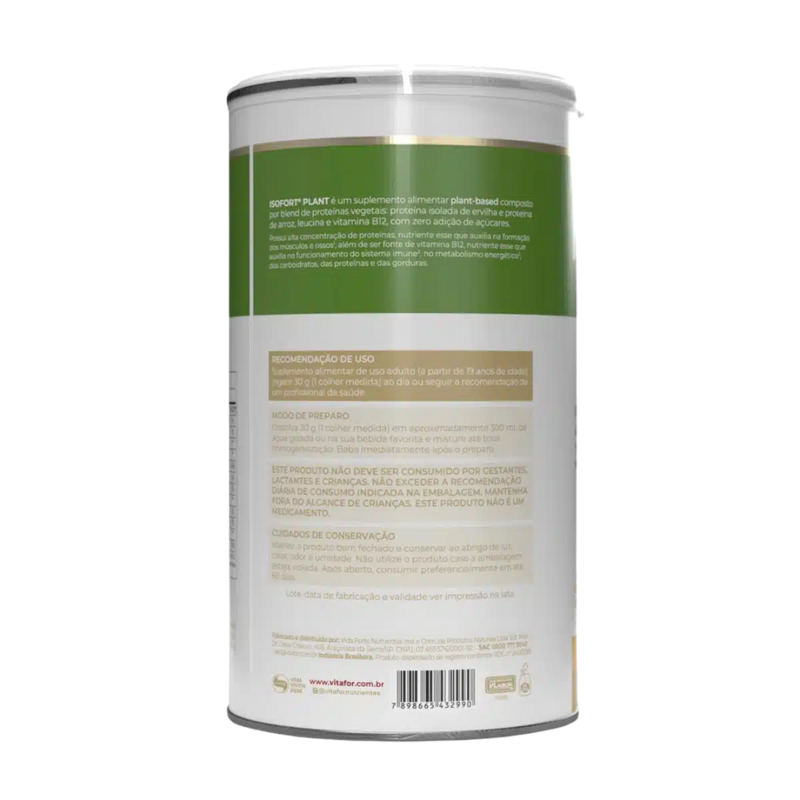 Vitafor ISOFORT Plant - Plátano y Canela - 450g