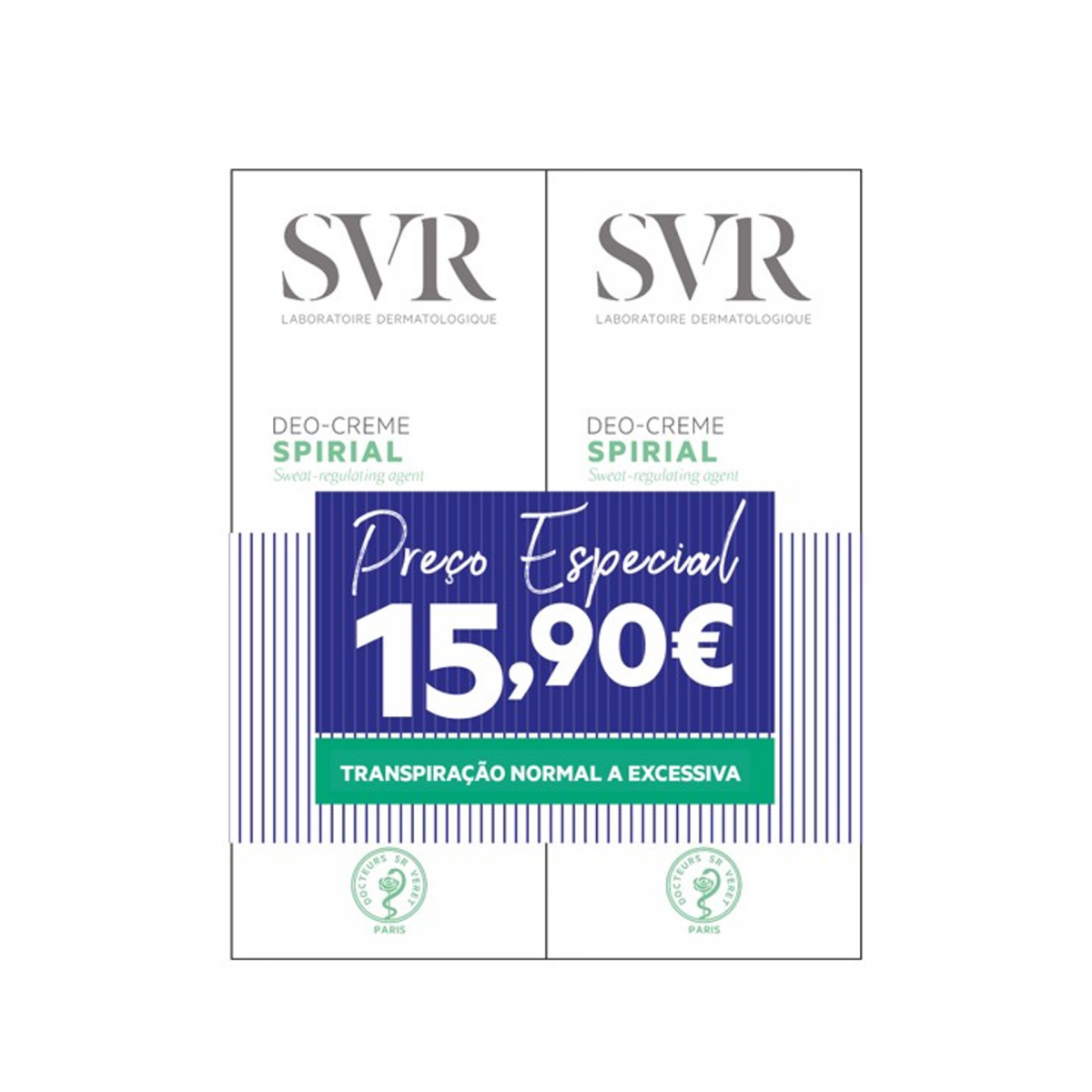Svr Spirial Deo Creme Anti-transpir 50mlx2