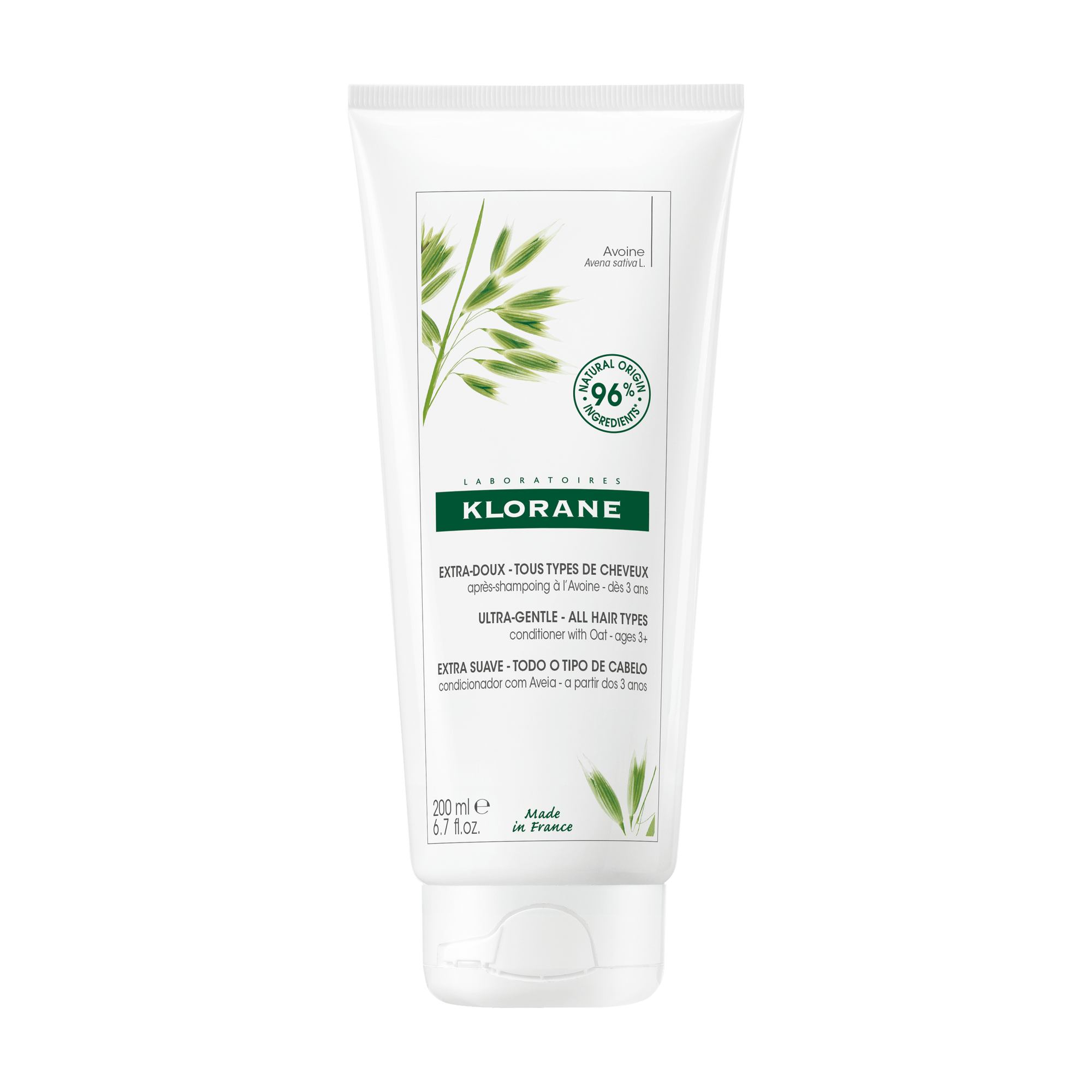 Klorane Capilar Bálsamo Extrato de Aveia 200 mL