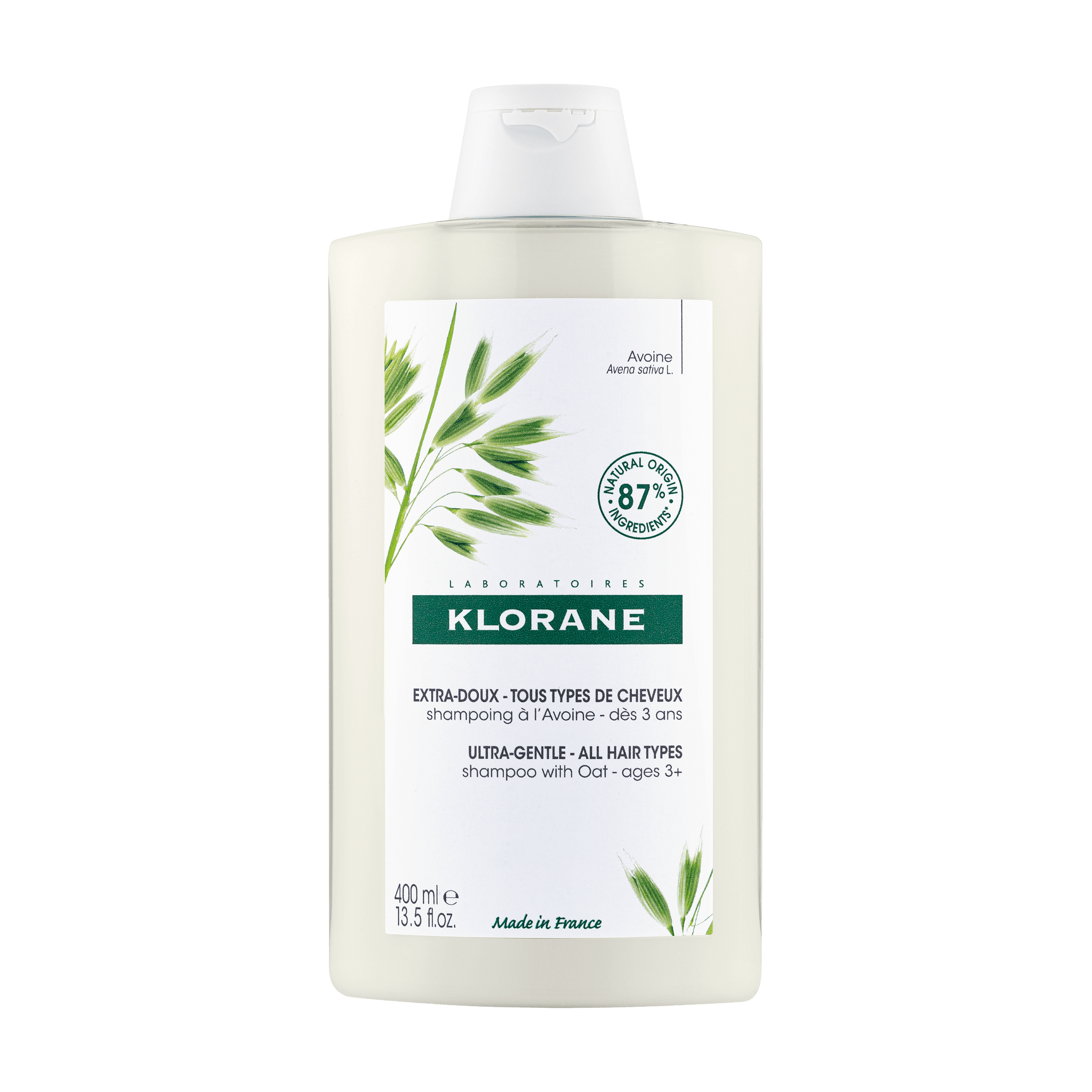 Klorane Capilar Champô Extrato de Aveia 400 mL