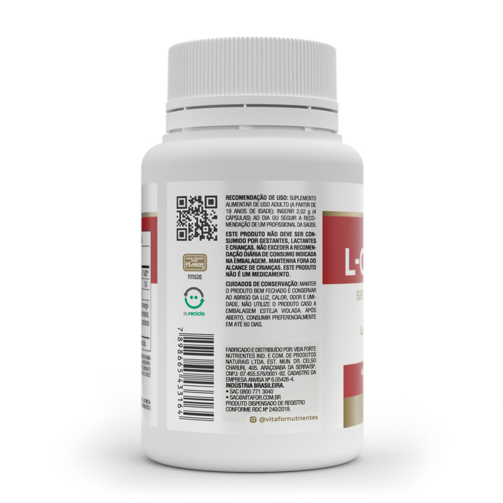 L-Carnitina – 60 Cápsulas – Vitafor