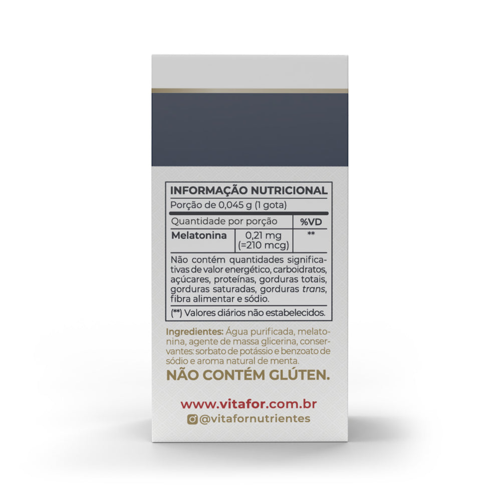 Melatonina Líquida – 20ml – Vitafor