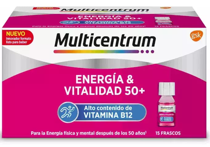 Centrum Energia e Vitalidade 50+ 7 mL x 15 Frascos