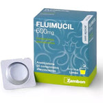 Fluimucil 600 mg – Comprimidos efervescentes com sabor a limão para expetoração e congestão respiratória