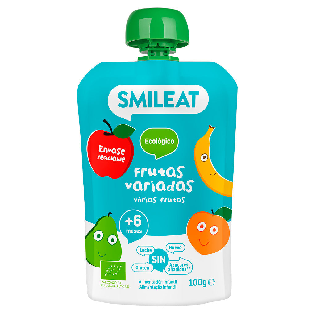 Smileat - Pouch Várias Frutas +6m 100g