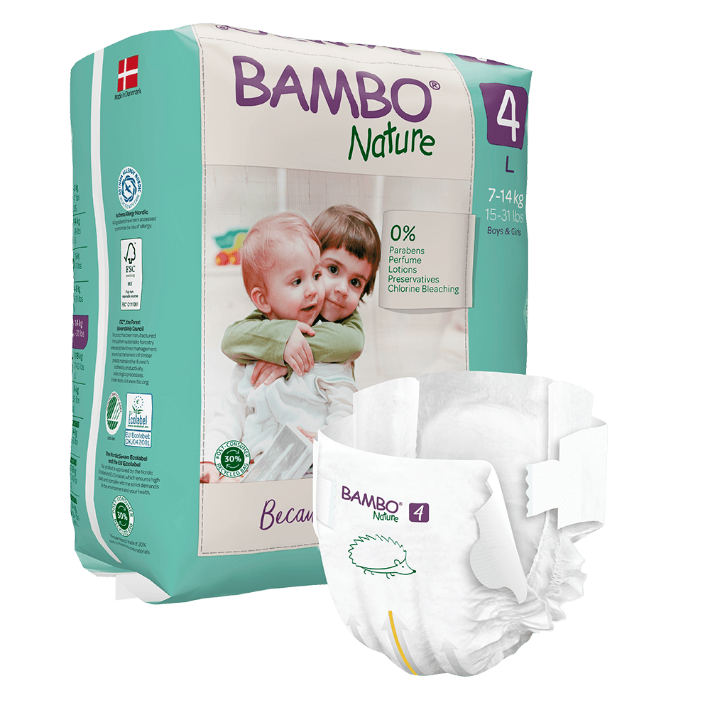 Bambo Nature 4 L Fraldas 7-14 Kg X24