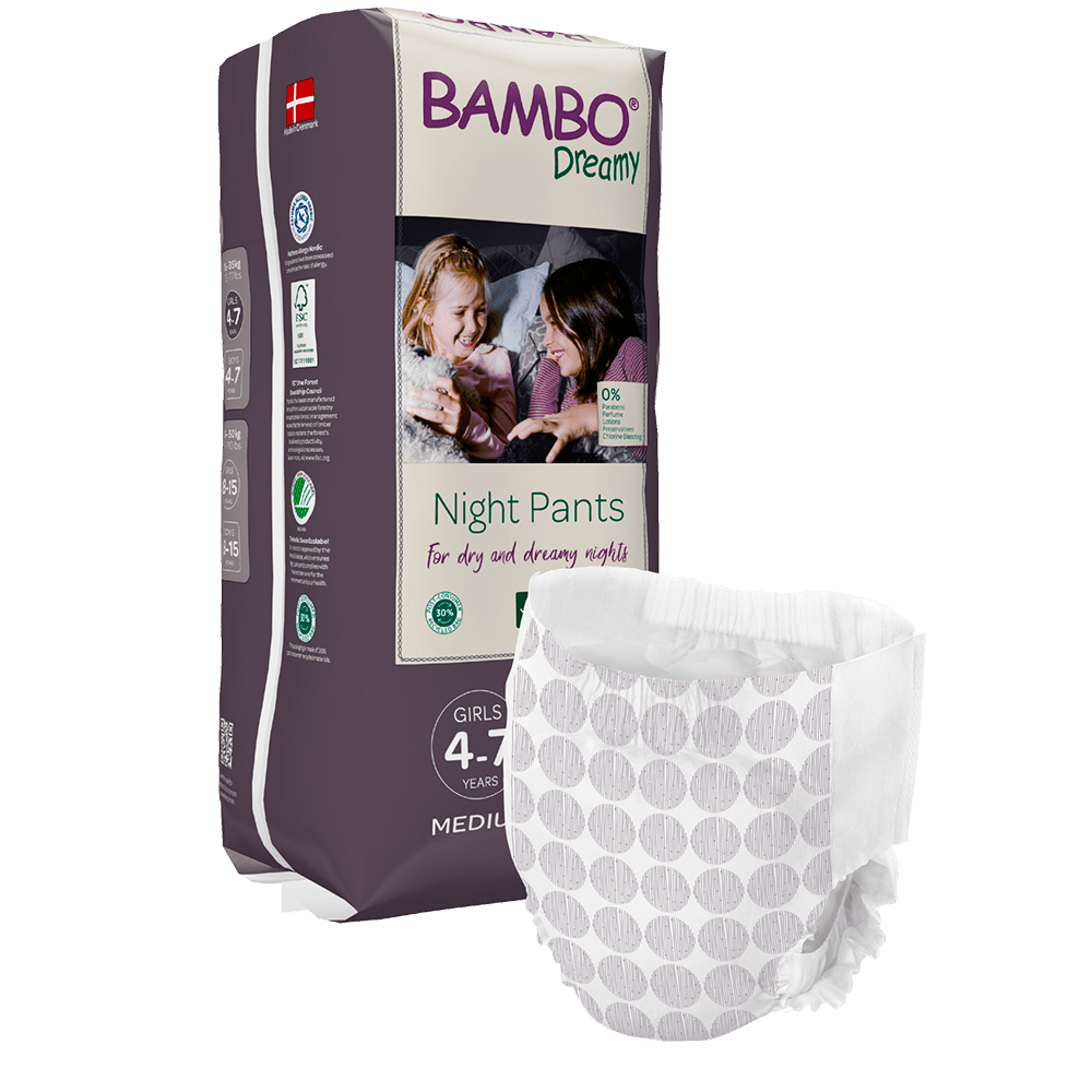 Bambo Dreamy Night Pants Girls M 4-7A 15-35 Kg X10