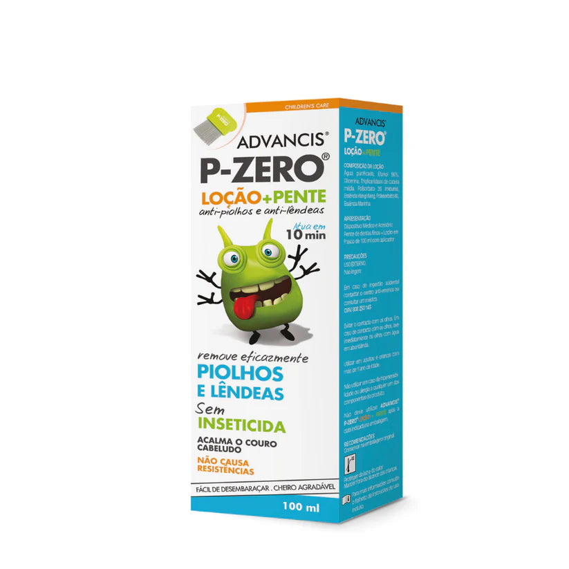 Advancis P Zero Loção Piolhos - 100ml + Pente