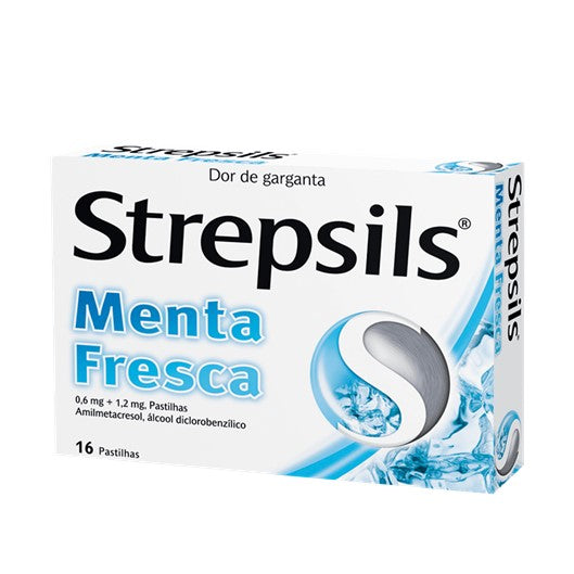 Strepsils Menta Fresca x 16 pastilhas