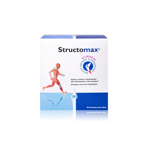 Structomax suplemento alimentar em pó para saúde articular e cartilagem