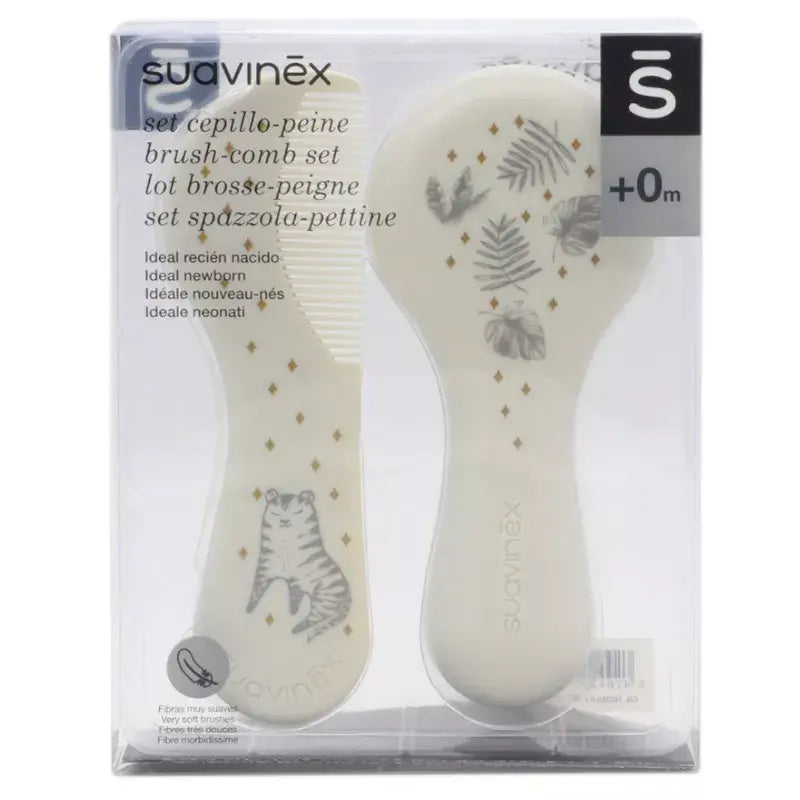Cepillo + Peine Suavinex Blanco