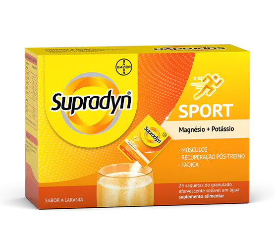 Supradyn Sport Magnésio e Potássio Saquetas x 24