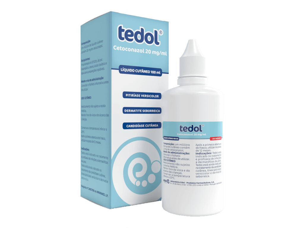 Tedol, antifúngico à base de cetoconazol para tratamento de infeções da pele