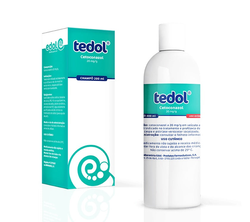 Tedol Champô Cetoconazol 20 mg/g 200 mL