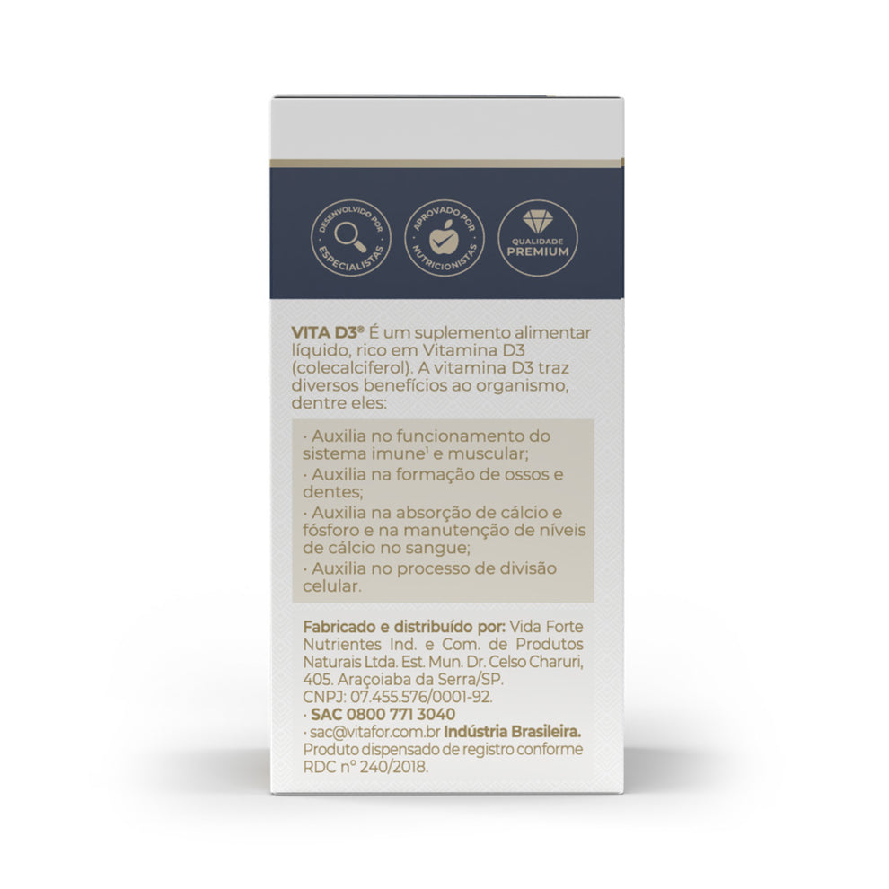 Vitamina D3 – 10 ml – Vitafor