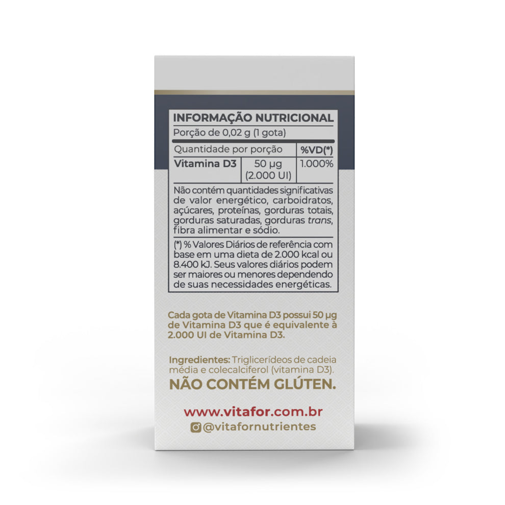 Vitamina D3 – 10 ml – Vitafor
