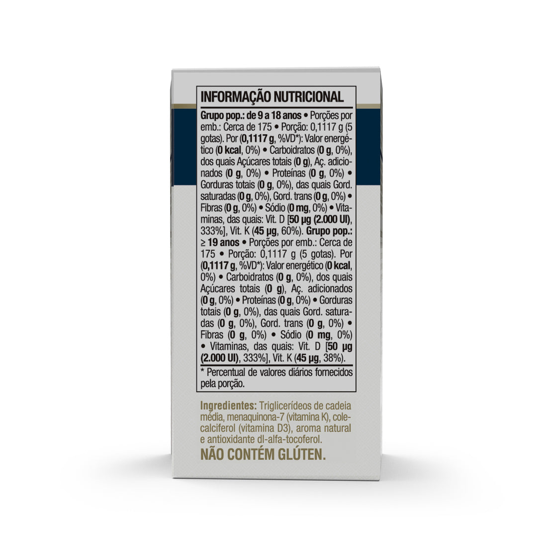 Vitamina D3 + K2 – 20 ml – Vitafor