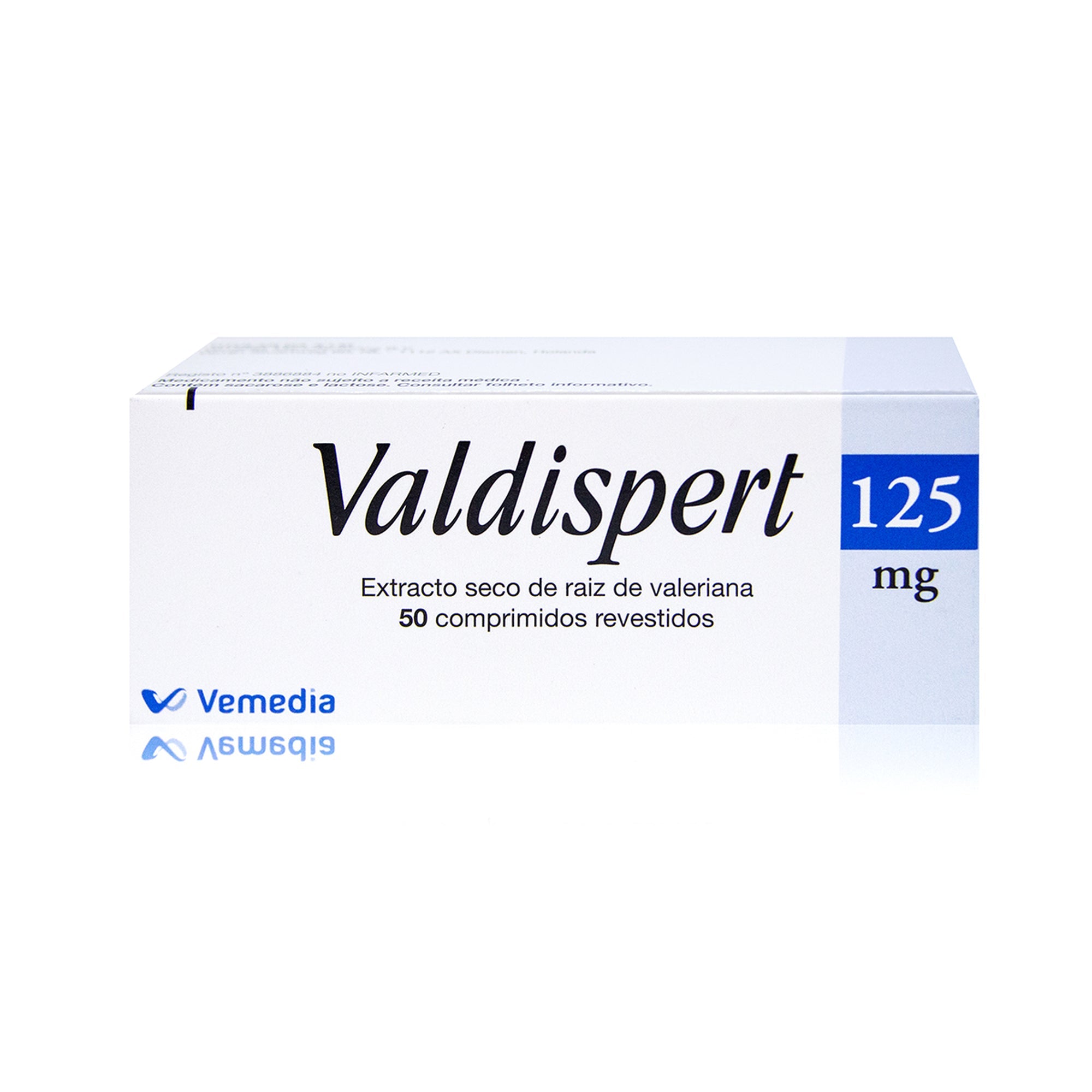Valdispert 125 mg 50 comprimidos – calmante natural com valeriana para stress e dificuldade em adormecer