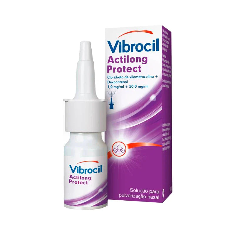 Vibrocil ActilongProtect Spray Nasal 15 mL – descongestionante para rinite e nariz entupido