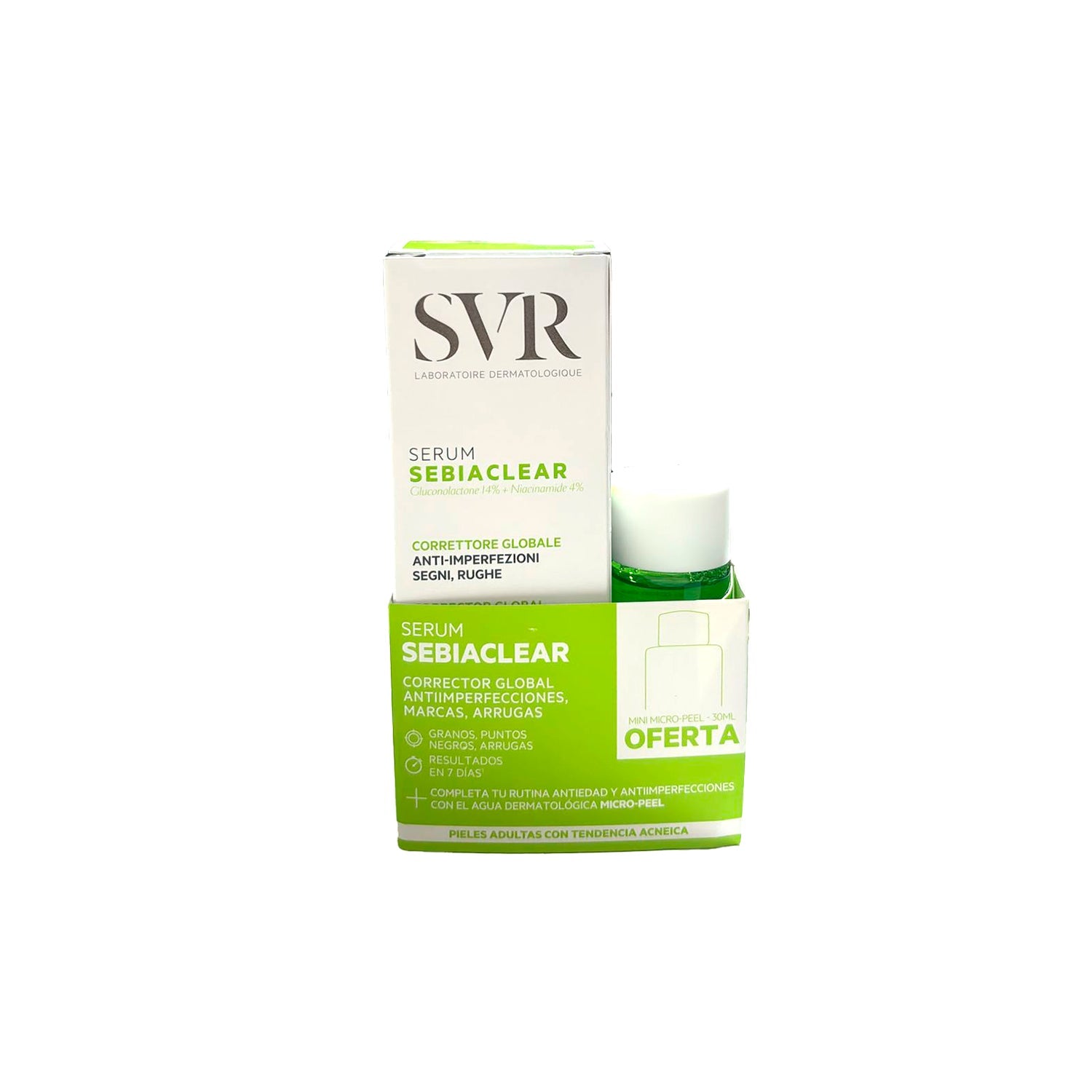 SVR Sebiaclear Serum 30 ml + Oferta Micro-Peel 30 ml