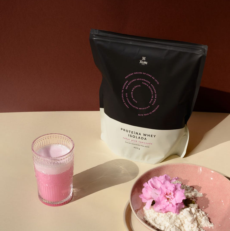 Auri Foods Proteína Whey Isolada Pink Lemonade - 900 g