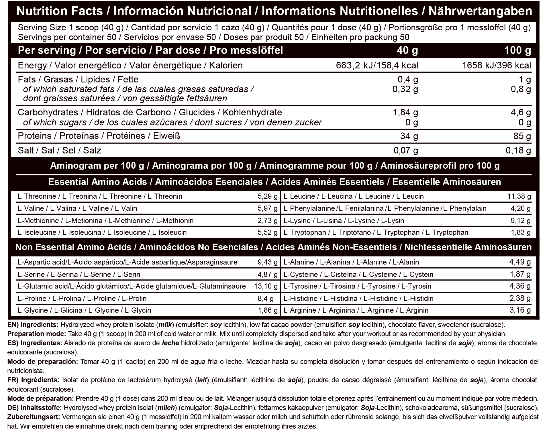 Beverly Nutrition Hydrolyzed Zero Professional - 2 kg