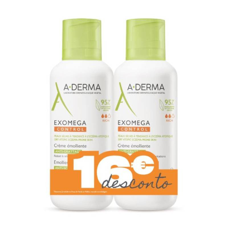 A-Derma Exomega Control Creme Emoliente Duo 400ml