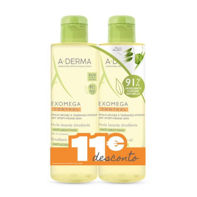 A-Derma Exomega Control Óleo Duche Duo