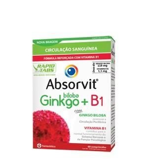 Absorvit Ginkgo Biloba+B1 60 Cp