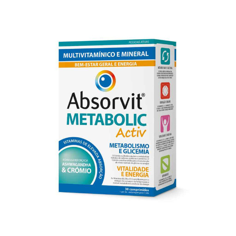 Absorvit Metabolic Activ Comprimidos x30