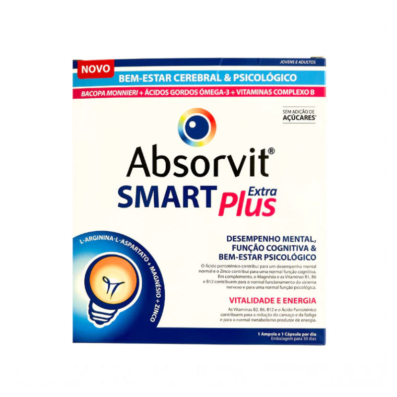 Absorvit Smart Extra Plus Ampolas 30+Cápsulas 30