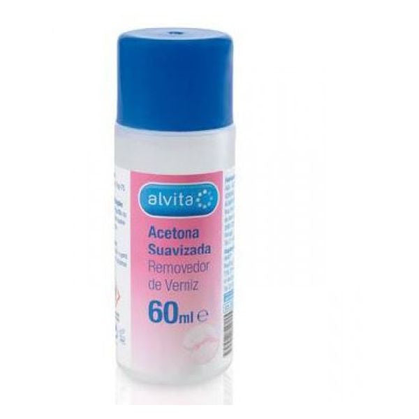 Acetona Suavizada Alvita 60 mL