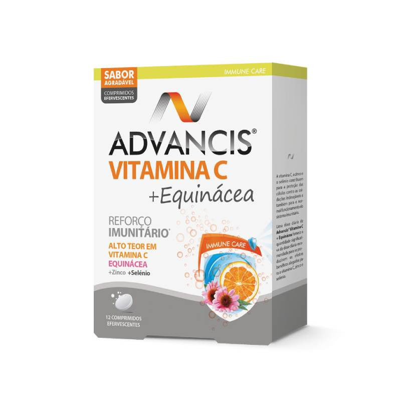 Advancis Vitamina C + Equinácea Comprimidos Efervescentes x12