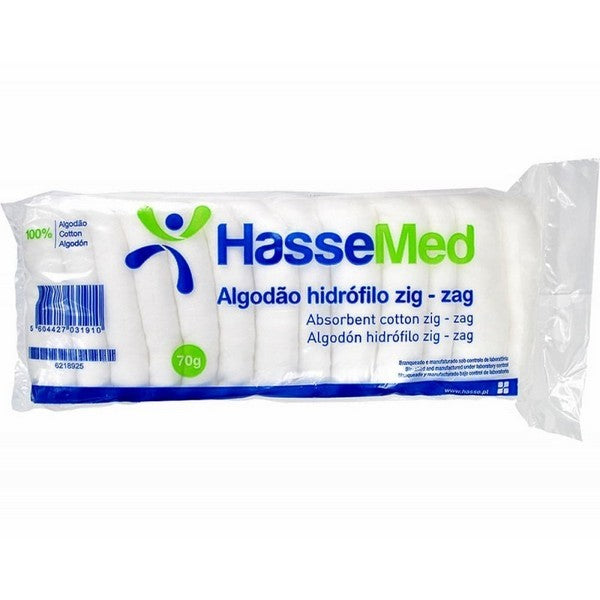 Algodão Hassemed Alg Hidrofilo Zig Zag 70G 3191