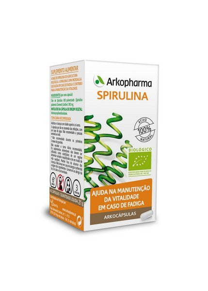 Arkocapsulas Spirulina Cápsulas X45