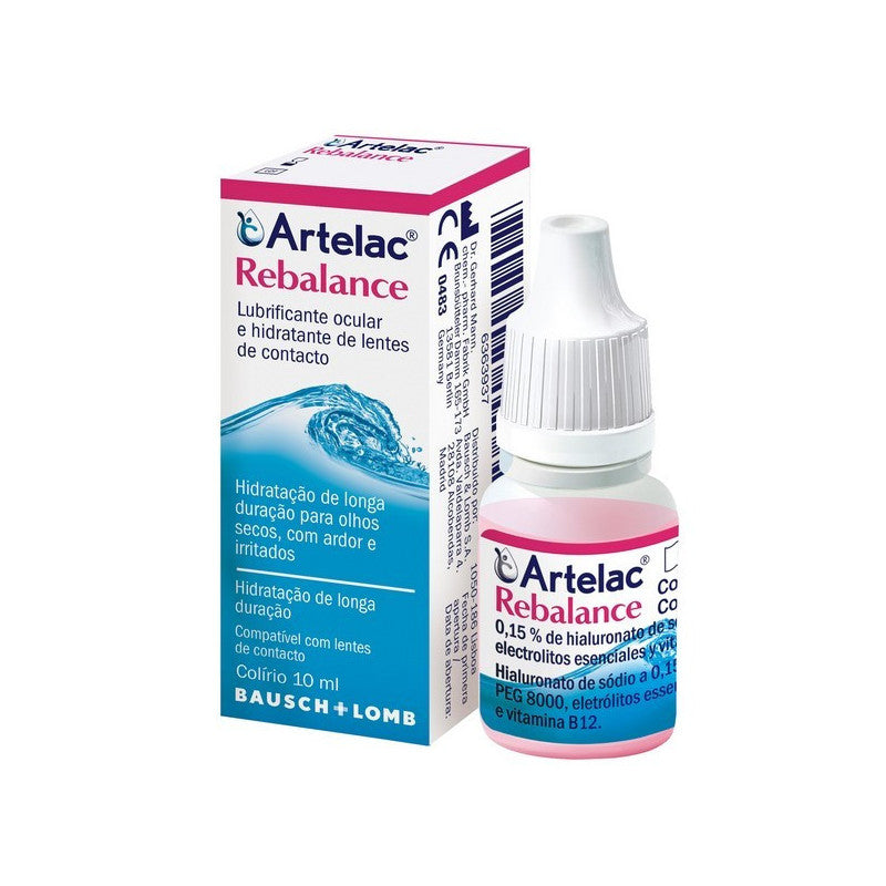 Artelac Rebalance Colírio Lentes Contacto 10ml