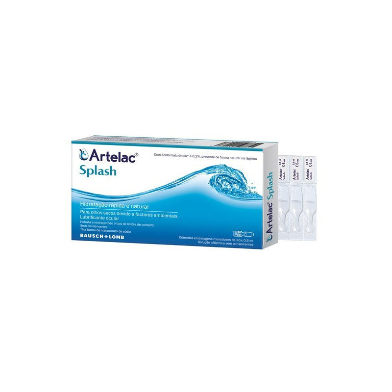 Artelac Splash Monodose Colírio 0,5mlx30