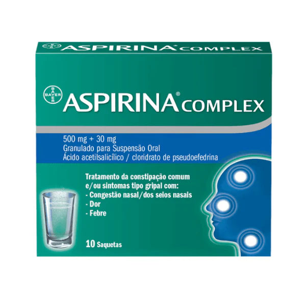 Aspirina Complex 500 mg + 30 mg x 10 saquetas