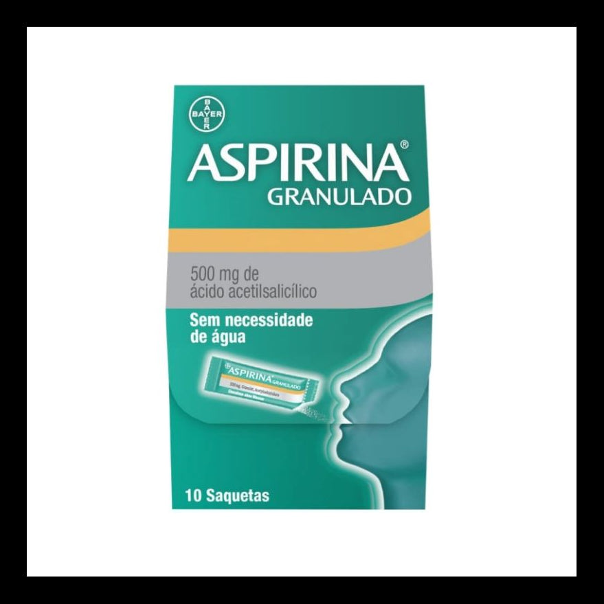 Aspirina 500mg Granulado x 10 saquetas