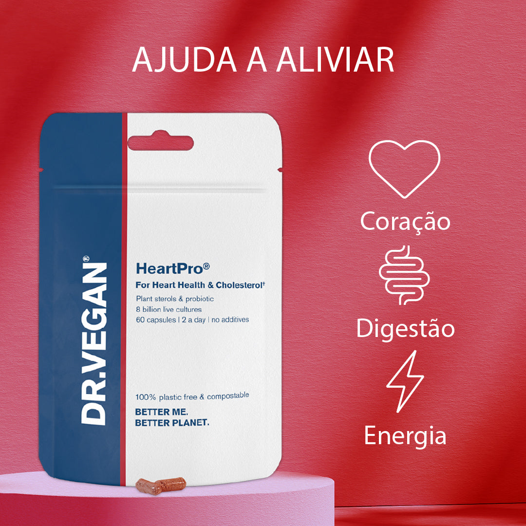 DR.VEGAN | HeartPro | Bactérias Vivas | Suporte a um coração saudável | Fornecimento para 30 dias