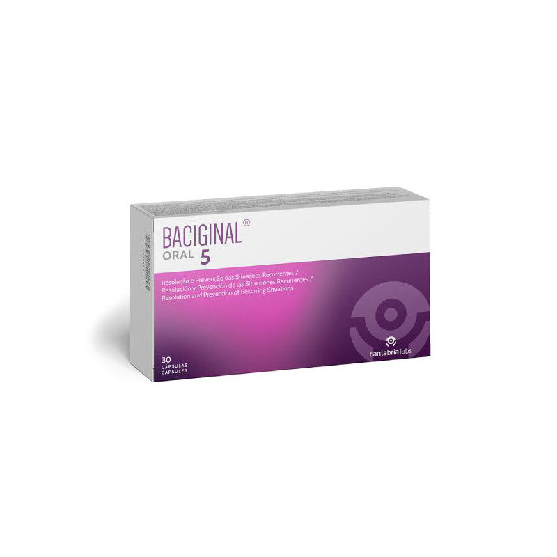 Baciginal Oral 5 Cápsulas x30