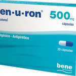 Ben-U-Ron 500mg – cápsulas analgésicas e antipiréticas para alívio da dor e febre, embalagem com 20 unidades
